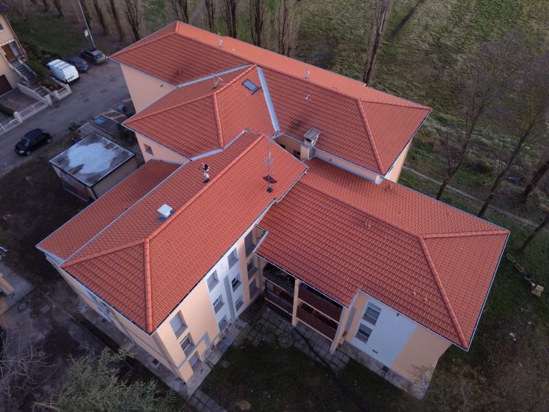 Edificio dimostratore LIFE SUPERHERO_tetto laterale